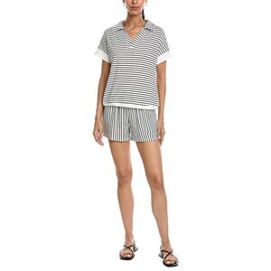 Abbey Womens  2Pc Top & Short Set, Black
